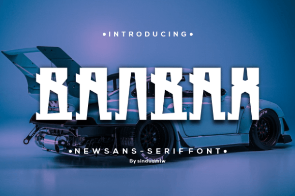 Banbax: A Bold Display Font for Editorial Design