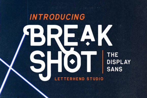 Break Shot: A Bold Font for Polished Branding