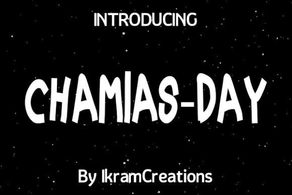 Chamias Day: A Playful Typeface for Modern Editorial Design