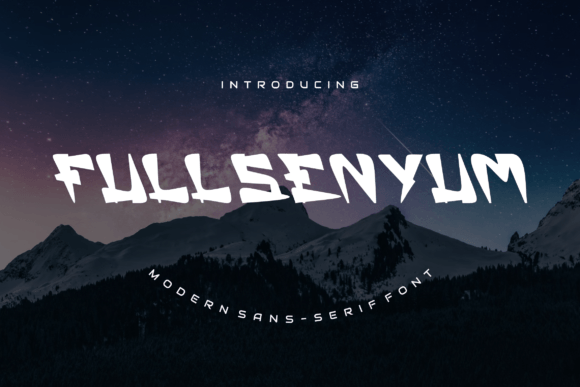 Full Senyum: A Modern Serif Font for Editorial Elegance