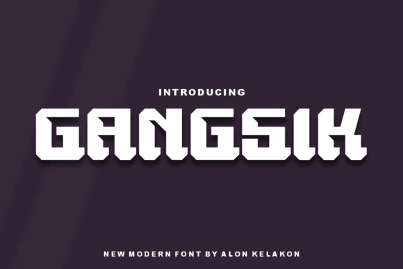 Gangsik Font for Small Business Branding