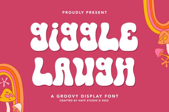 Giggle Laugh: A Playful Display Font for Editorial Design
