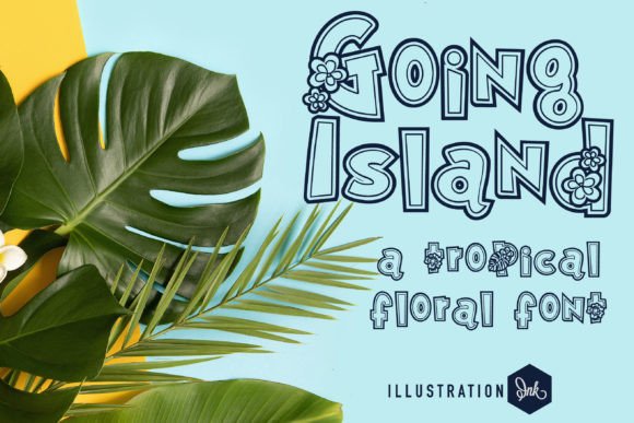 Going Island Font Review: A Tropical Twist for Creative Projects