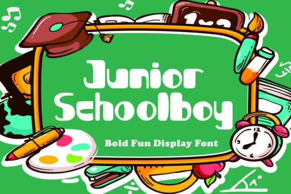 Junior Schoolboy: A Playful Display Font for Creative Projects