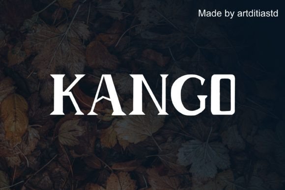 Kango: A Bold Display Font for Modern Editorial Design