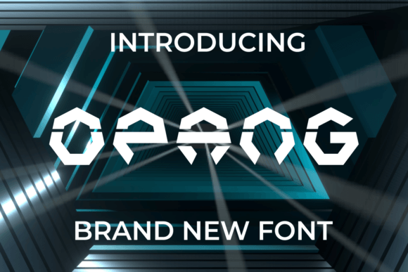 Opang: A Modern Display Font for Editorial Design
