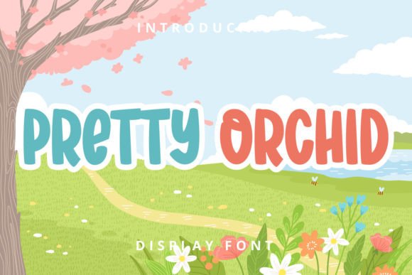 Pretty Orchid Font for Handmade Creations