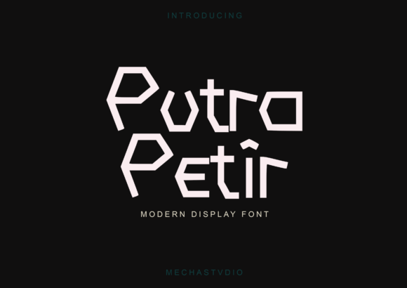 Putra Petir: A Modern Font for Professional Branding