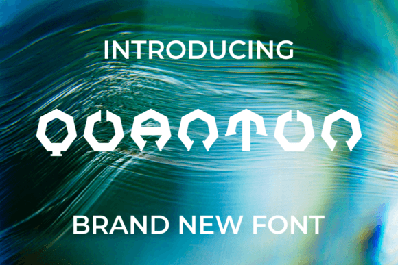 Quantun Font for Handmade Creations