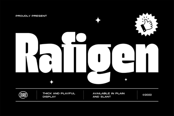 Rafigen: A Playful Font for Polished Branding