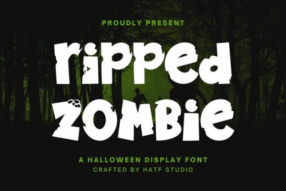 Ripped Zombie Font for Halloween Campaigns