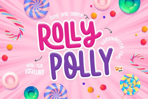 Rolly Polly Font for Handmade Creations