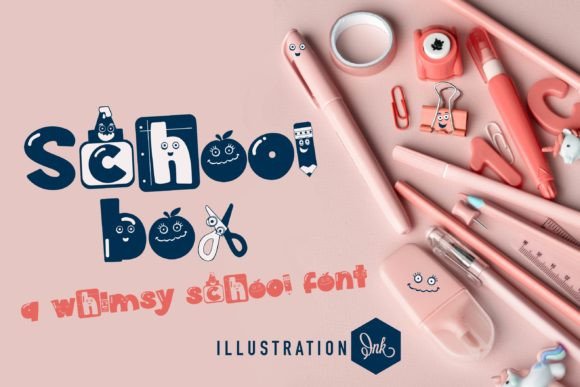 School Box Font for Creative Campaigns