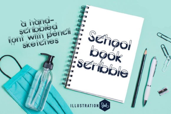 Schoolbook Scribble: A Versatile Display Font for Campaign Creatives
