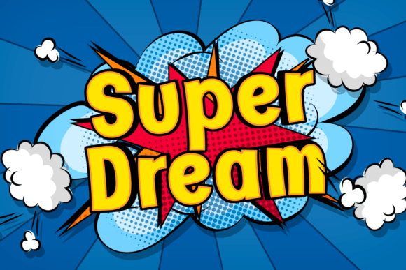 Super Dream: A Bold Display Font for Modern Web Design