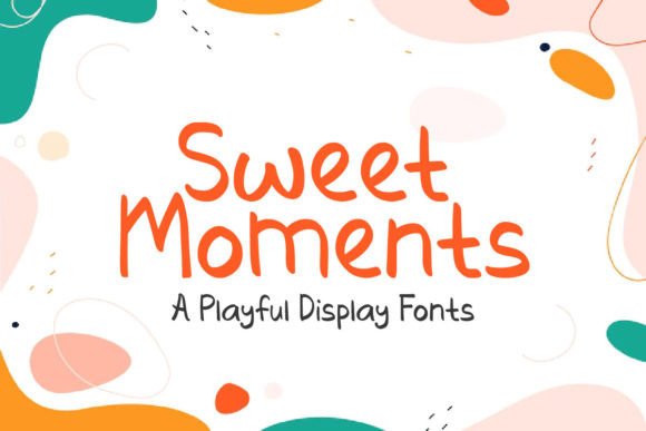 Sweet Moments: A Playful Display Font for Web Design