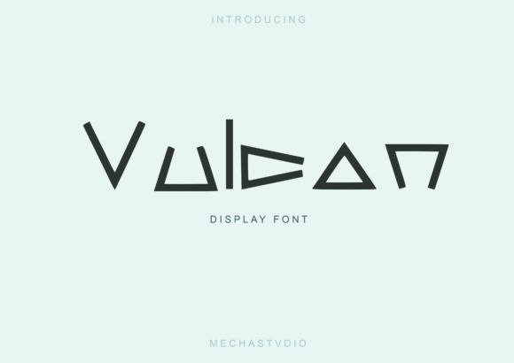 Vulcan Font for Modern Editorial Design