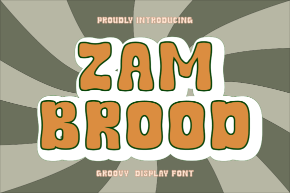 Zambrood Font for Web Design