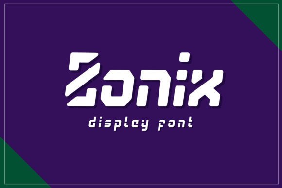 Zonix: A Cool Display Font for Modern Branding